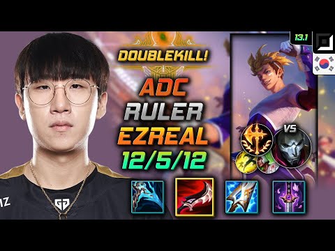 Ruler Adc Ezreal Build Duskblade of Draktharr Conqueror - Ezreal Adc vs Jhin - LOL KR 13.1