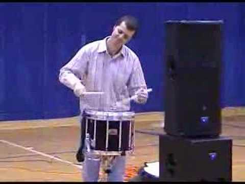 Drum solo - Ryan Inselman on Snare drum