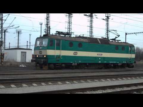 Výměna lokomotiv a odjezd vlaku Sp 1698 - Chomutov, 8. 4. 2013