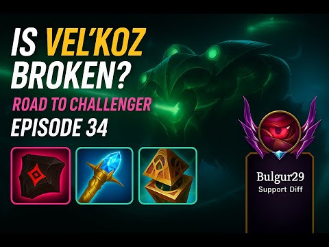 Tough Game vs Ezreal & Morgana – Vel’Koz &  Vayne | Road to Challenger Ep. 34 | EUW Solo Queue