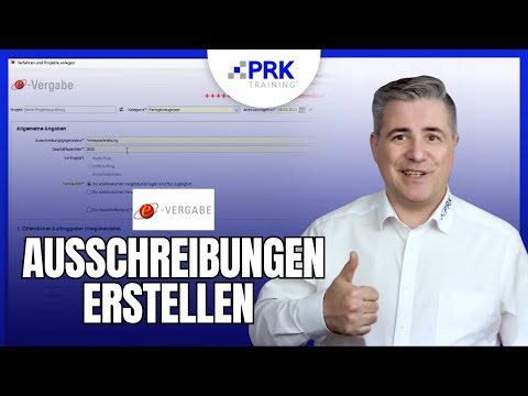 Ausschreibungen erstellen auf evergabe-online.de