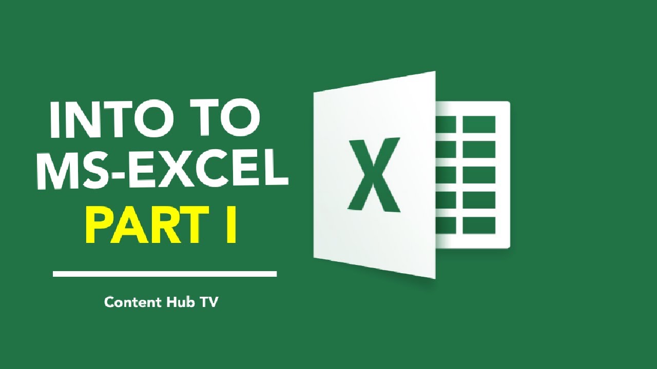 INTRODUCTION TO SPREADSHEET APPLICATION