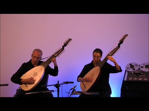 Marin Marais - Gavotte in d, A. Kowalska & A. Birula - lutes,  www luteduo com