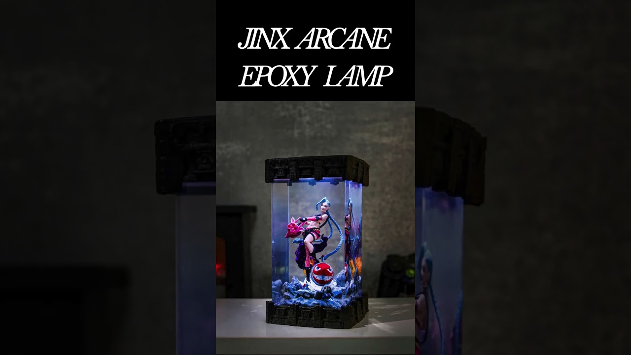 LOL S15 has just started! This Jinx lamp is going viral on Etsy!#etsysellingtips  #leagueoflegends