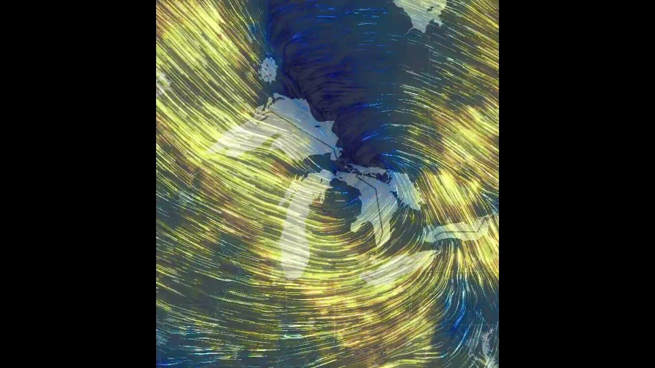 Mind-Blowing Animated Wind Speed & Direction Map Using ArcGIS Animated Flow Renderer - ESRI #Shorts