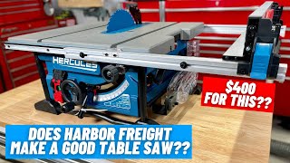 Can You Get Pro Table Saw Features On A Budget? || Hercules HE77 || Overview and Review