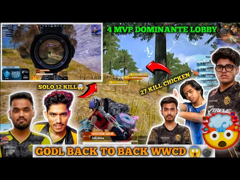 GodLike 27 & 20 Kill Chicken Dinner 🔥 | GodLike All Match Highlights 💛 | Insane BGMI Performance ☠️