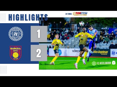 TOPsport A lyga 34 turas: FC Hegelmann x DFK Dainava | HIGHLIGHTS