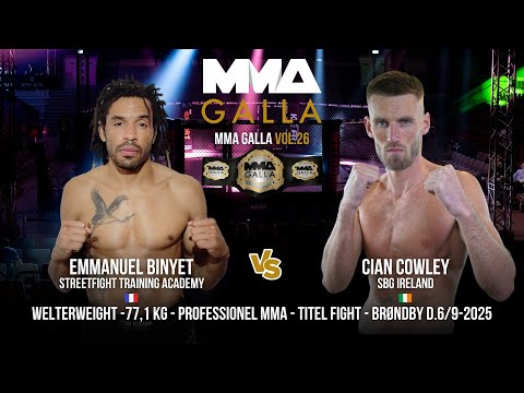 Emmanuel Binyet (Streetfight Training Academy (FR)) Vs. Cian Cowley (SBG Ireland (IR))