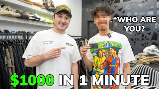 I Gave A Stranger 1 Minute To Spend $1000...