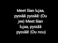 Haloo Helsinki - Kokeile minua(lyrics/sanat) 