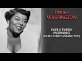 DINAH WASHINGTON - EARLY EVERY MORNING (EARLY EVERY EVENING TOO)