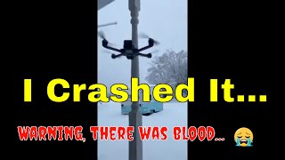 I Crashed My Holy Stone HS720E Drone 😭