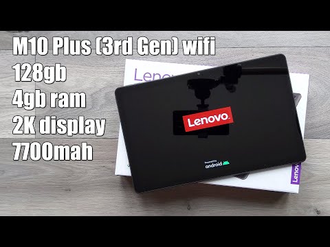 Lenovo Tab M10 Plus (3rd Gen) Wifi - Tablet 128GB, 4GB RAM unboxing setup & review #lenovo #tablet