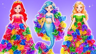 Too Sparkly to Handle! DIY Princess Outfits Challenge 🌸✨