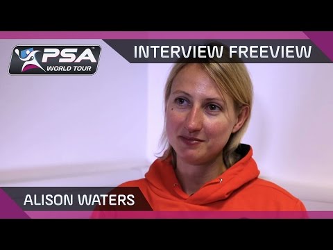 Squash: Alison Waters - Interview Freeview