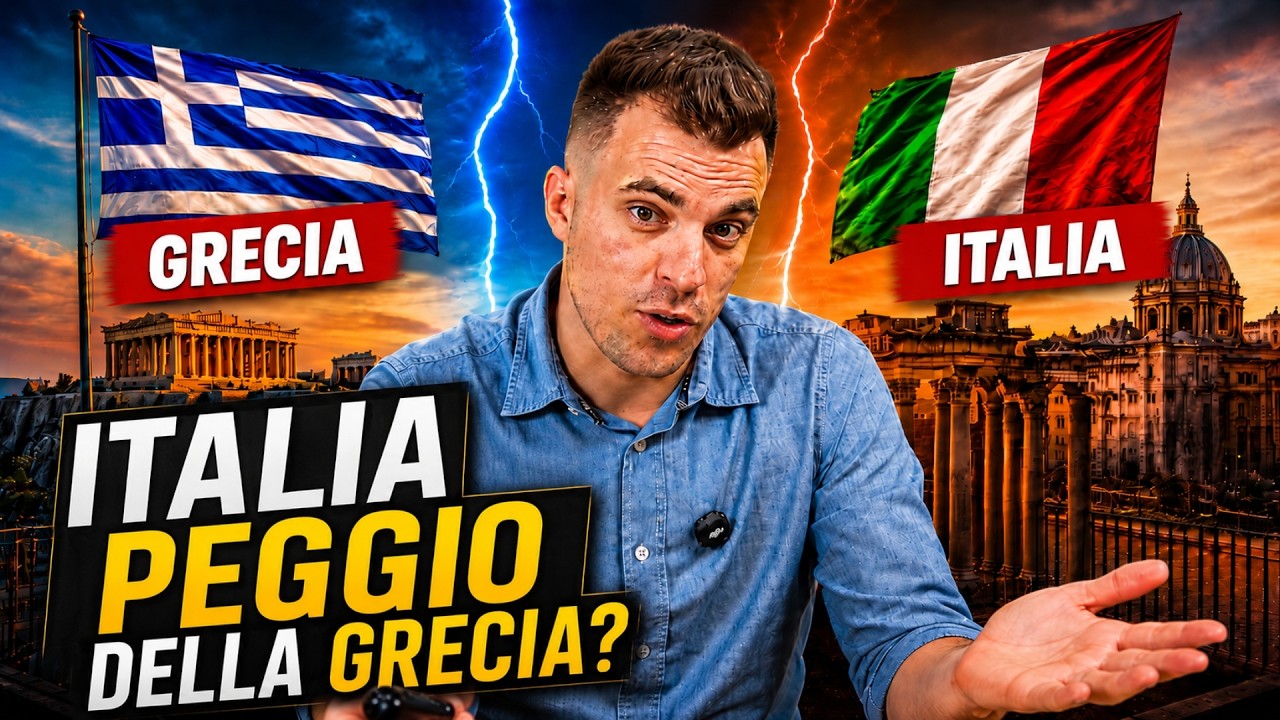 L’ITALIA sta DAVVERO diventando PEGGIO della GRECIA?