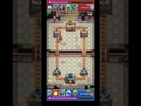 how to use xbow | xbow vs golem| how to counter golem using xbow | clash royale best deck 2022