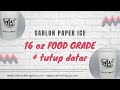 Paper Cup Sablon / Printing  16 oz dan 9 oz FOOD GRADE 3