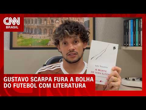 Gustavo Scarpa fura a bolha do futebol com literatura e inspira grupo “Galeitura” | CNN PRIME TIME