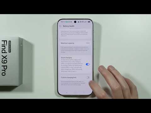 OPPO Find X9 Pro: How to Turn ON/OFF Battery Charge Limit (Charge to 80%)