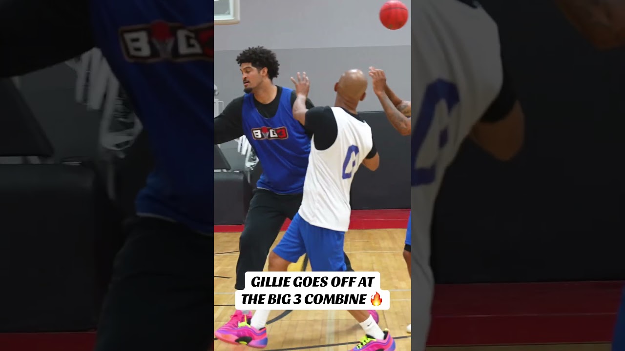 Gillie goes off again at the Big 3 combine 🔥