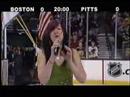 Missy Johnson sings Nat'l Anthem @ Bruins vs. Pens 2/28/08