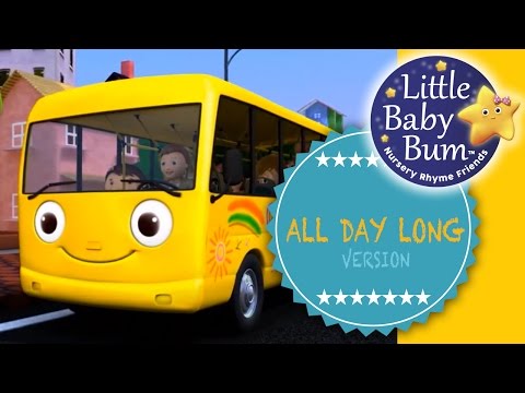 Wheels On The Bus | UK | Part 1 | "All Day Long" version from LittleBabyBum!