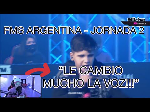 DTOKE REACCIONA AL MINUTO DE PRESENTACIÓN DE ZAINA!! - FMS ARGENTINA J2