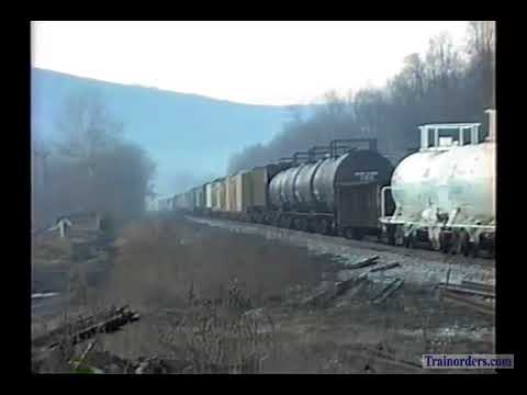 Classic Railroad Series 968 - Hyndman, PA action 1991 Part 14 of 17