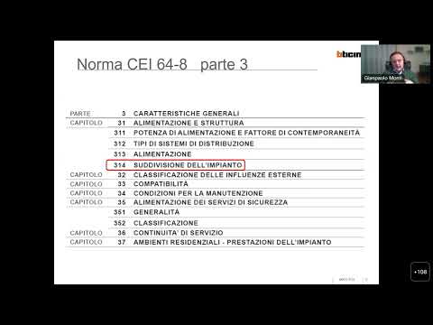 Bticino webinar - Norma CEI 64 8  Parti 1 4