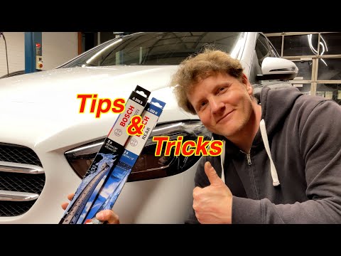 Wiper blades front + rear NEW on B Class (247) #bosch