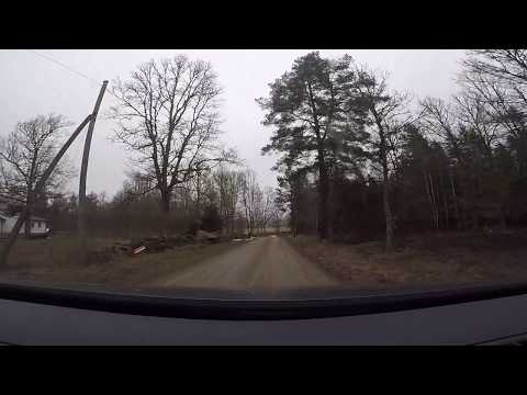 Hylses Blekingeturné - Backaryd (Kroken) - ABBORREMÅLA - Hallabro - 180405 - Gopro 5 - VW (Ronneby)