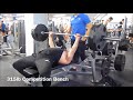 315lb Competition Bench! | 16 Years Old | Justin Recio and Diego Avila