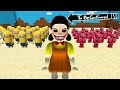 SCARY DOLL.EXE in SQUID GAME - minecraft Minions escape TOM and JERRY gameplay Funny SPONGEBOB