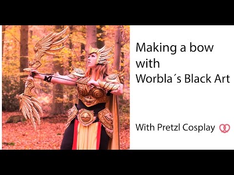 Cosplay tutorial: Making a bow for Pokemon Pidgeot with Black Worbla