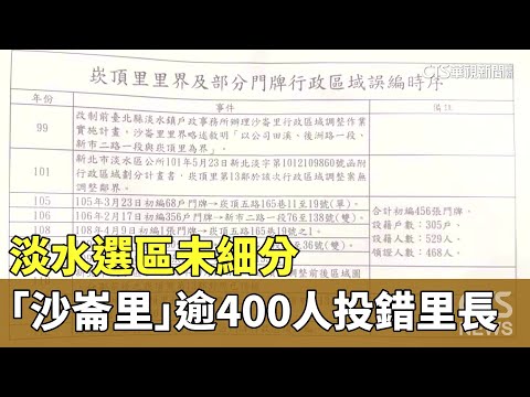 Chefe da aldeia de 400 pessoas Tamsui “Salun-ri” não selecionado e subdividido ｜ Huaji Shimbun 20230824