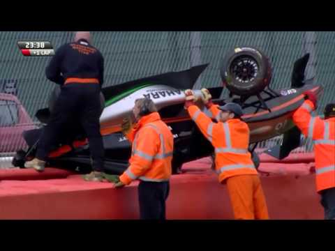 Jehan Daruvala  Formula Renault 2.0 huge crash at Silverstone
