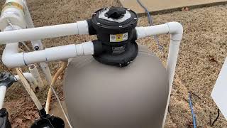 How to Winterize or drain a pool pump and filter in case of inclement weather