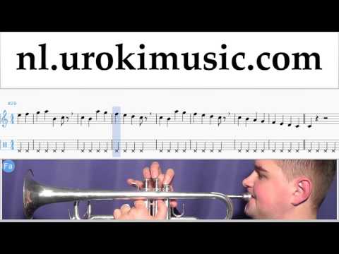 Trompetles OneRepublic - Future Looks Good Trompetles Muzieknoten Cursus Deel#1 um-374