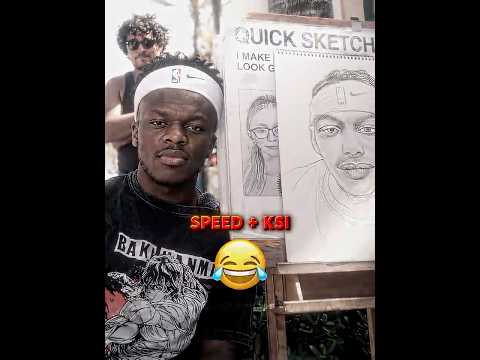 Speed with a large forehead is KSI 😭 #ishowspeed