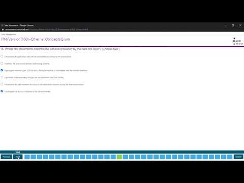 Modules 4 - 7 : Ethernet Concepts Exam