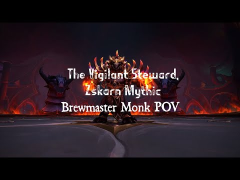 The Vigilant Steward, Zskarn Mythic | Brewmaster Monk POV | Dalaran Starbucks | Aberrus