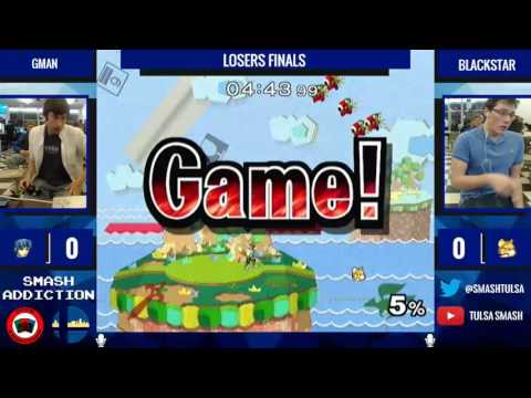Smash Addiction 59 - Gman (Marth) vs Blackstar (Fox) - Singles Losers Finals