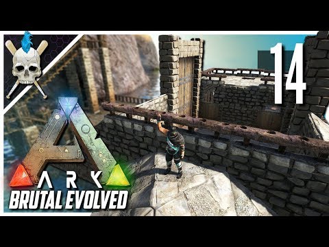 ARK: Brutal Evolved - Base Exterior, Dock Stairs & New Taming Raft Build! [S1-E14]