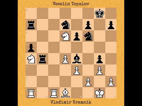 Vladimir Kramnik vs Veselin Topalov | World Championship Match, 2006 #chess #chessgame