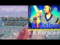 Tera Sarafa Karaoke With Female Voice