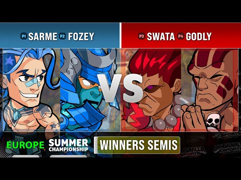 Sarme & Fozey VS Swata & Godly - Winners Semis - EU - Summer Championship 2022 - Doubles
