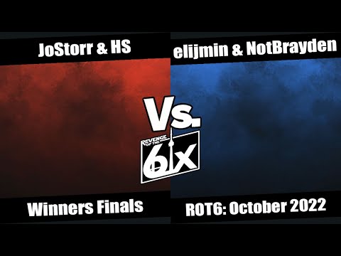 ROT6 October Winners Finals - JoStorr & HS vs elijmin & NotBrayden SSBU Doubles