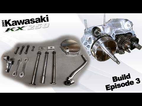 Bottom End, Linkage & Polishing | 2001 KX250 Rebuild Episode 3 | Kawasaki 2 Stroke